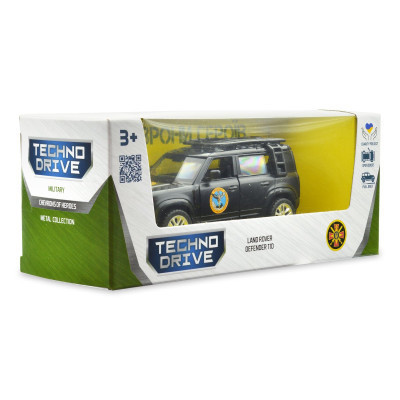 Машина Techno Drive Автомодель серії Шеврони Героїв - Land Rover Defender 110 - ГУР МО (250364M) Вінниця - фото 2