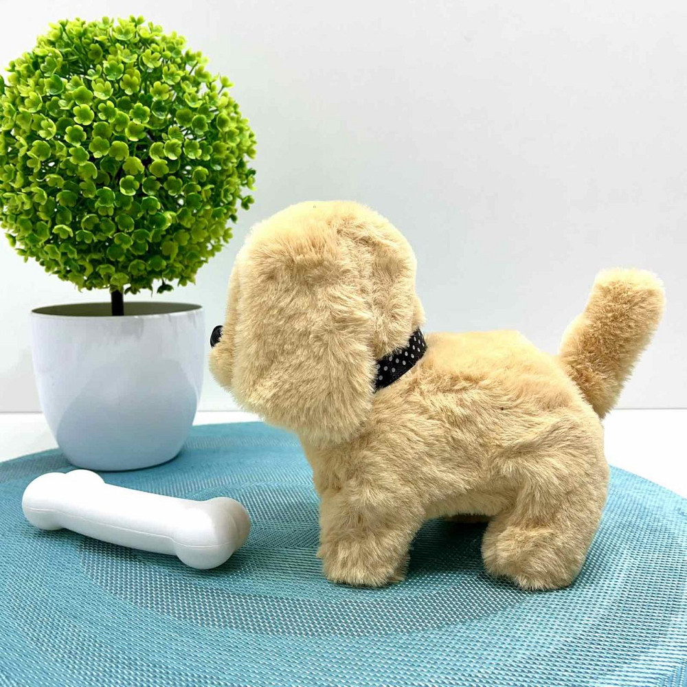 Собачка інтерактивна ходить видає звуки ворушить хвостиком в рюкзаку Бежева (777-23B) Чернигов - изображение 5