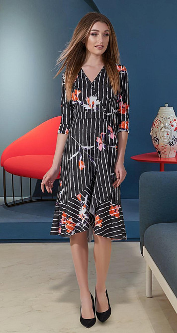 Плаття міді з воланами (46) Київ - фото 4