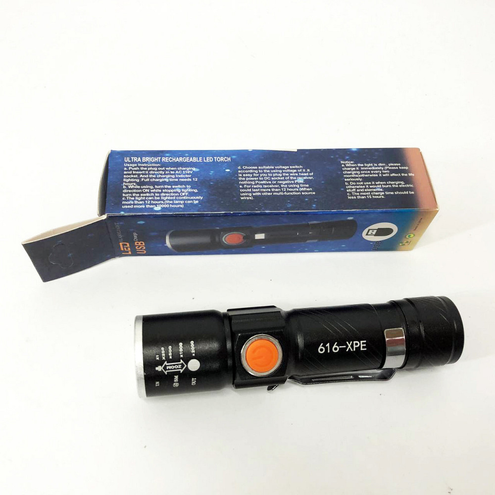 Тактические фонари аккумуляторные Police, Тактические фонари с зумом, Фонарь ручной с функцией зарядки ZO-79 Львов - изображение 9