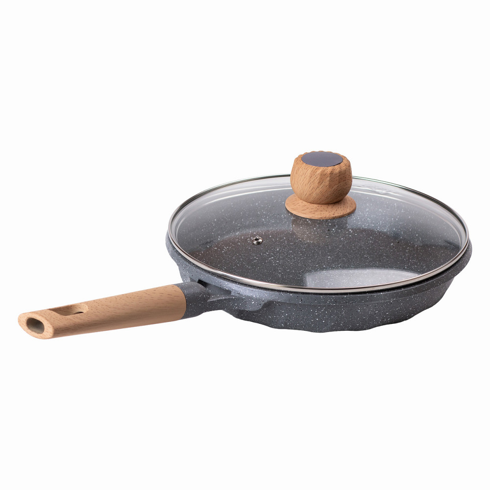 Алюмінієва сковорода 2,2 л, мармурове антипригарне покриття Ø 26 см, сірий MGC HP-4-424G Коломия - фото 5