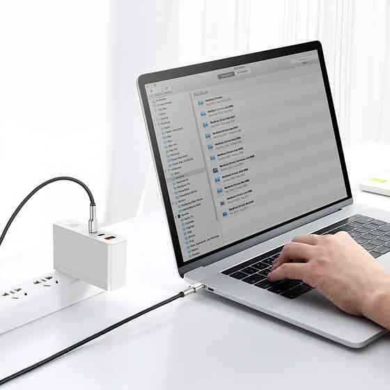 Кабель Baseus Cafule Metal Type-C to Type-C 100W 1м черный Львов