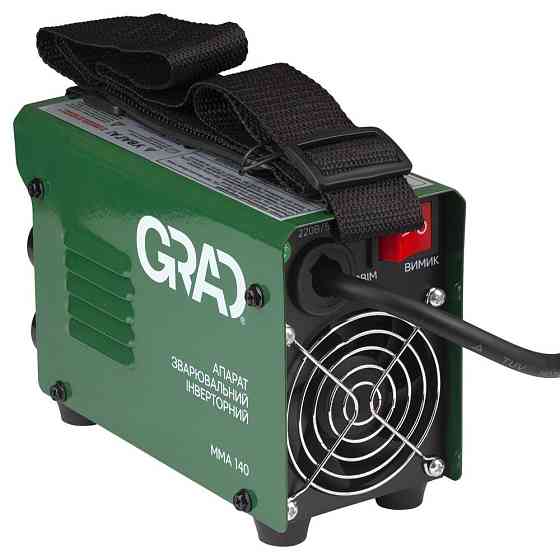 Апарат зварювальний інверторний ММА-140А електрод 4 мм GRAD (5387915) Київ