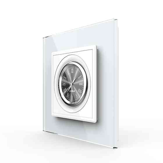 Годинник механічний Livolo білий скло (VL-C7FCCL-2WP) Коломыя