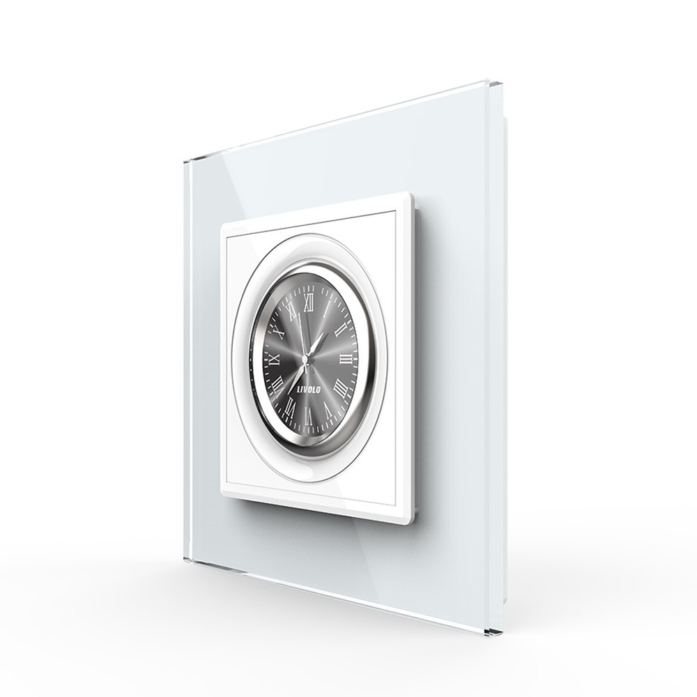 Годинник механічний Livolo білий скло (VL-C7FCCL-2WP) Коломыя - изображение 1