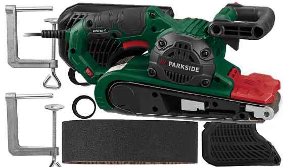 Ленточная шлифовальная машина с 2 зажимами Parkside (PBSD 900 A2) 900 Вт Нововолынск