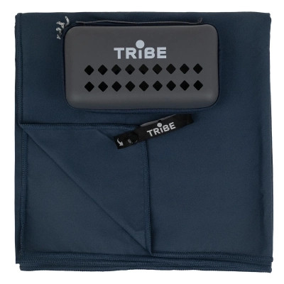 Туристическое полотенце Tribe з мікрофібри в чохлі Pocket Towel 50х100 M Navy (T-LC-0001-M-navy) Винница - изображение 1