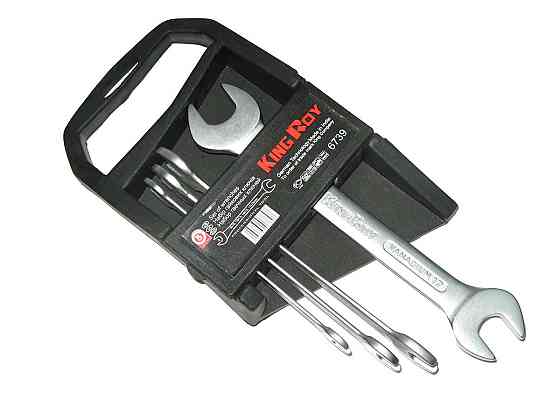 Набор ключей рожковых 4 шт. тонкие KING ROY 6739/10 DOES Винница