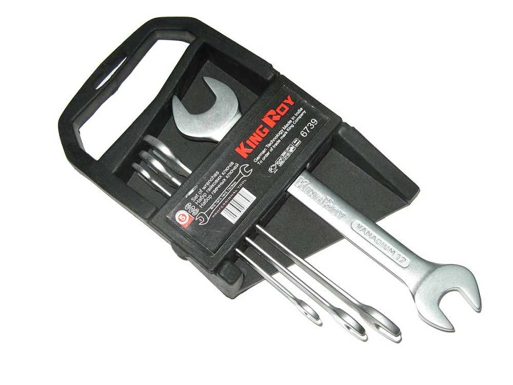 Набор ключей рожковых 4 шт. тонкие KING ROY 6739/10 DOES Винница - изображение 1