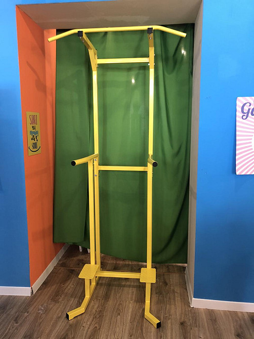 Турник и брусья с опорами для ног (А121-Ч) Киев - изображение 3