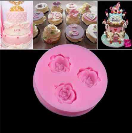 Молд для мастики Розы 46 мм розовый Киев