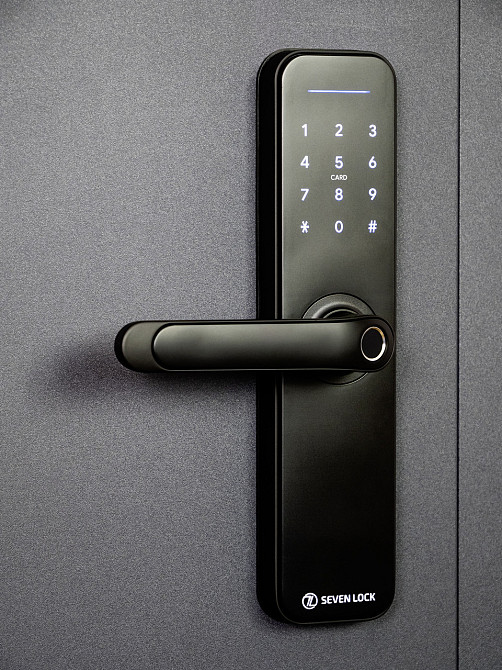 Розумний дверний біометричний замок SEVEN LOCK SL-7766BF Київ - фото 16