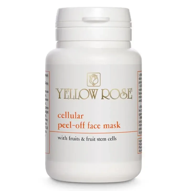 Маска со стволовыми клетками, фруктовыми экстрактами и кусочками фру Cellular Peel-оff mask  Yelow rose 700 гр Днепр - изображение 1