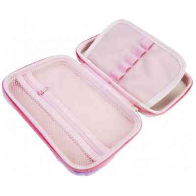 Пенал Cool For School 1 відділення з плюшем та аплікацією Блакитний (CF6514-blue) Вінниця