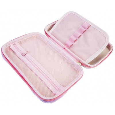 Пенал Cool For School 1 відділення з плюшем та аплікацією Блакитний (CF6514-blue) Вінниця - фото 2