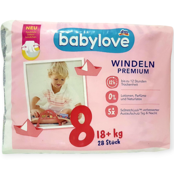 Підгузки Babylove premium 8 Львів
