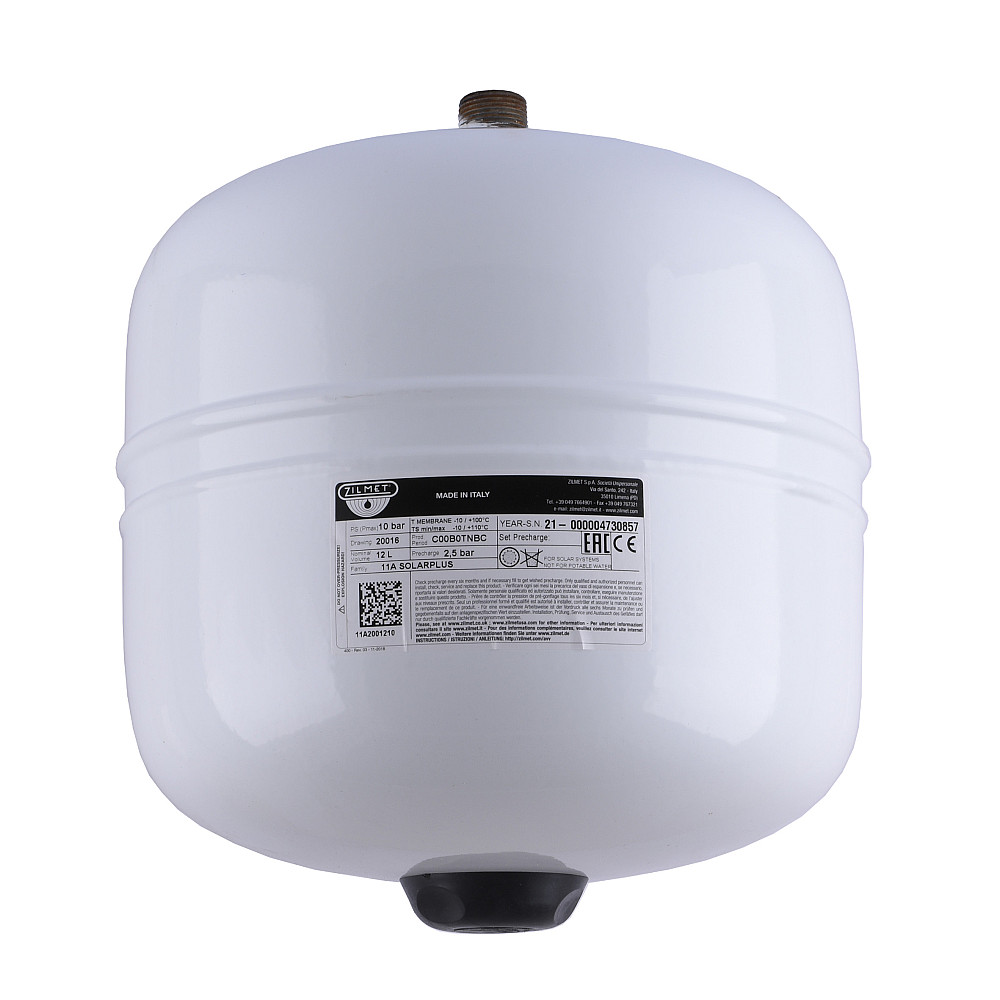 Бак Zilmet solar-plus для систем сонячного опалення 12л 10bar ( 11A2001210 ) Тернополь - изображение 1