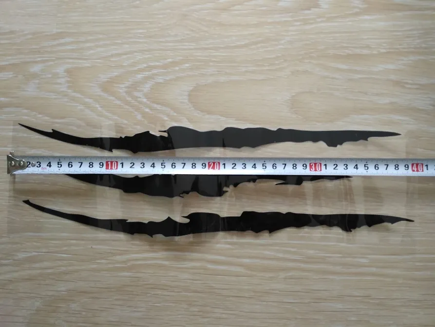 Наклейка на авто в виде Царапины Когтем Черная Киев - изображение 6