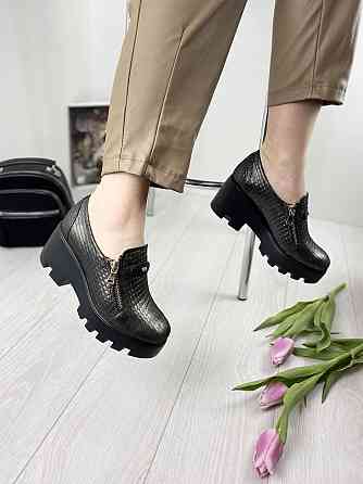 Kluchini Туфлі жіночі KLUCHINI графіт натуральна шкіра платформа 36р.-23см.можуть на 35 бути (3 Коломия