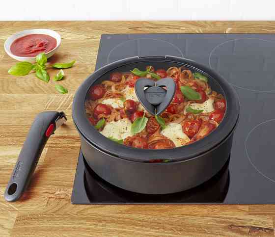 Набір скляних кришок Tefal Ingenio 16/18/20 см (L9849053) ( прозорий, чорний ) Харьков
