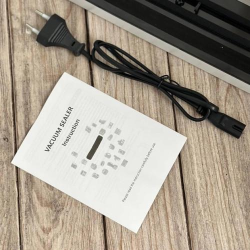Вакууматор побутовий Vacuum Sealer S вакуумний пакувальник Білий Вінниця - фото 3