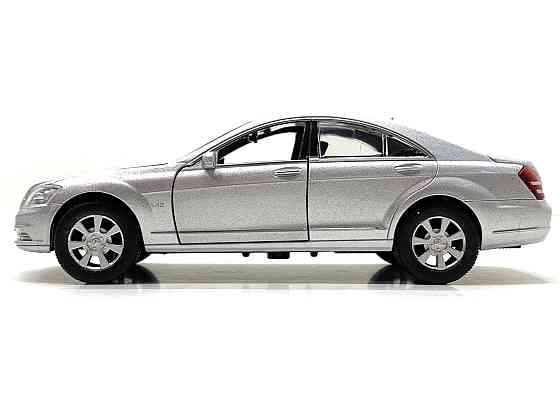 Машина Limo Toy Mercedes S Class інерційна відчиняються двері капот багажник 1:32 Сіра (AS-2705) Чернігів