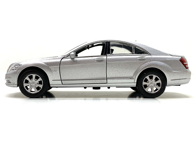 Машина Limo Toy Mercedes S Class інерційна відчиняються двері капот багажник 1:32 Сіра (AS-2705) Чернігів - фото 2