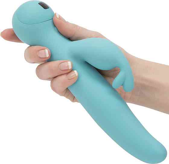 Вибратор-кролик Touch by SWAN - Trio Teal, сенсорное управление, ротация, диаметр 3,8 см Sex Aura Киев