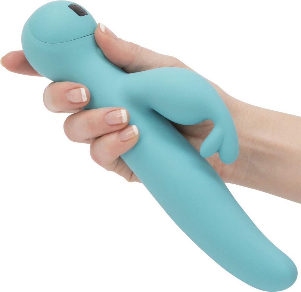 Вибратор-кролик Touch by SWAN - Trio Teal, сенсорное управление, ротация, диаметр 3,8 см Sex Aura Киев - изображение 5
