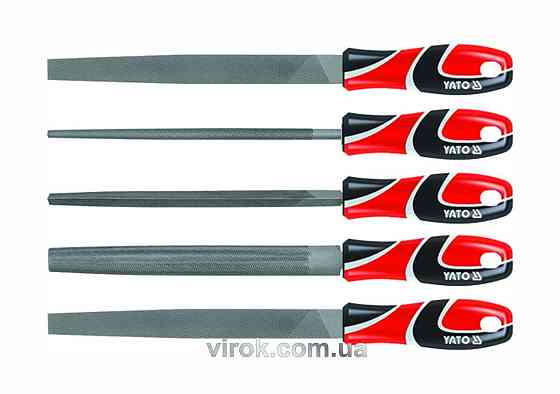 Напильники по металу YATO, набір 5 шт. [5/10] Одеса
