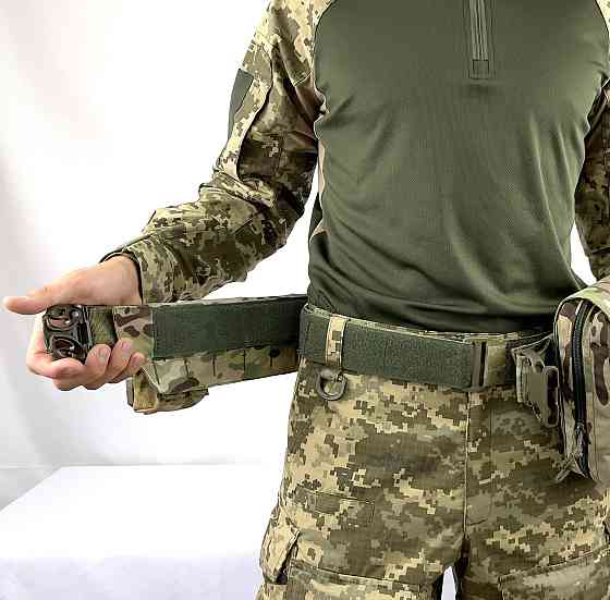 Пояс подвійний тактичний розвантажувальний швидкоскидний IRR Cordura 500 D Мультикам (multicam) MELGO XL Запоріжжя