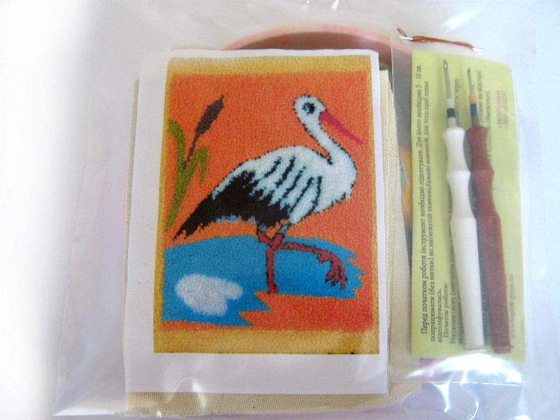 Набір для килимової вишивки  2 голки  «Лелека» Івано-Франківськ - фото 1