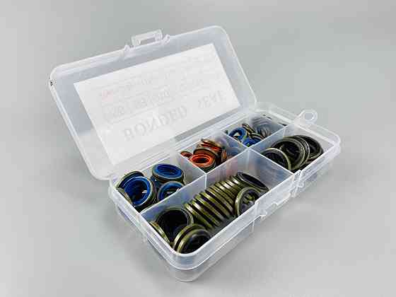 Набір шайб метал з гумовими кільцями  (100 шт)  ATP2187 Мукачево