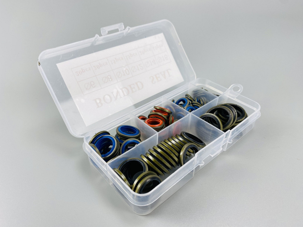 Набір шайб метал з гумовими кільцями  (100 шт)  ATP2187 Мукачево - фото 3