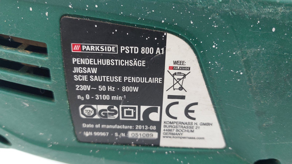 Електричний лобзик Park­side PSTD 800 A1 (Б клас) Луцьк - фото 3