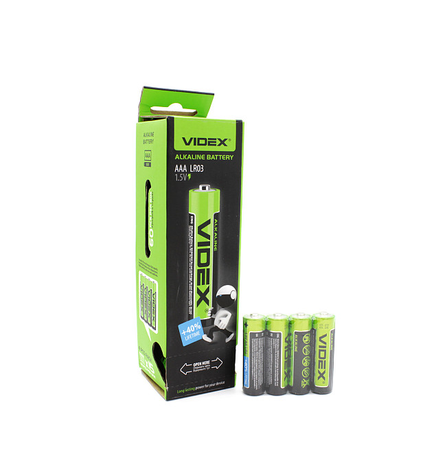 Батарейка Videx LR6/AA  / Alkaline / 60шт. в пачке Днепр - изображение 1