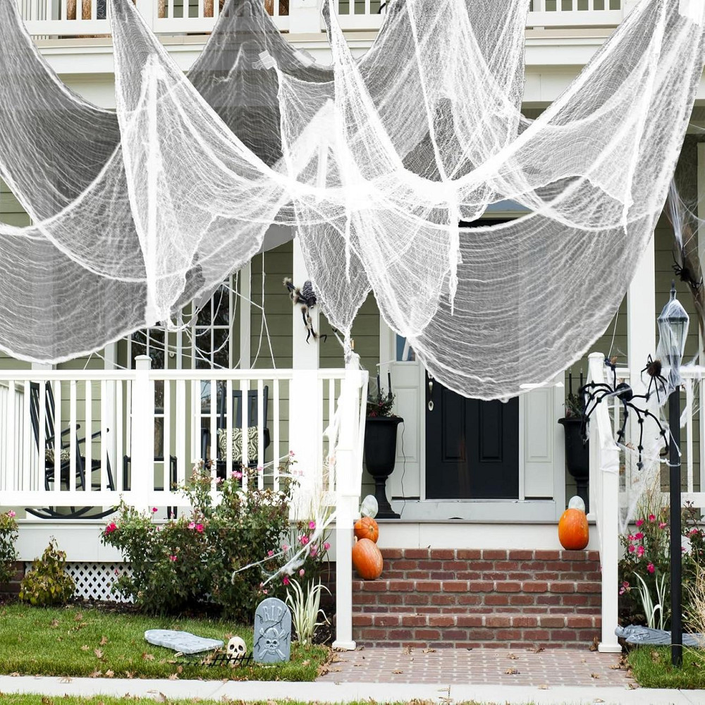 Тканина на Хелловін 1 штука 180 на 80 см білий Київ - фото 2