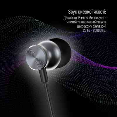 Наушники ColorWay 3.5 mm Wired Earphone UrbanBeat Black (CW-WD03BK) Винница