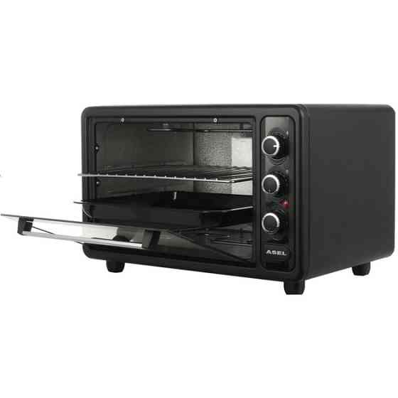 Духовка переносная электрическая ASEL AF-40-24 1300 Вт 40 Л, Мультипечь с функцией гриля BV-94 Львов
