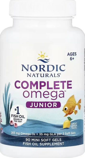 Омега для детей Nordic Naturals Complete Omega Junior 90 мини гел капс лимон Киев - изображение 1