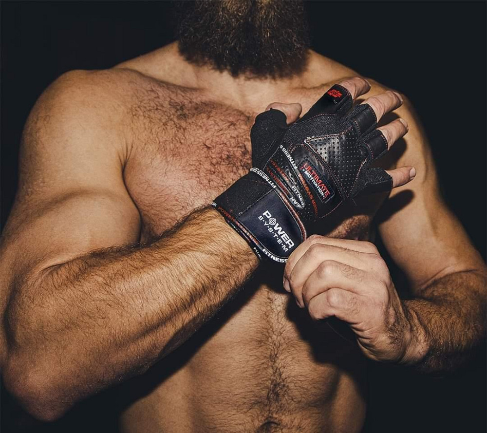Рукавички для фітнесу Power System PS-2810 Ultimate Motivation Black/Red Line M Кам'янське - фото 8
