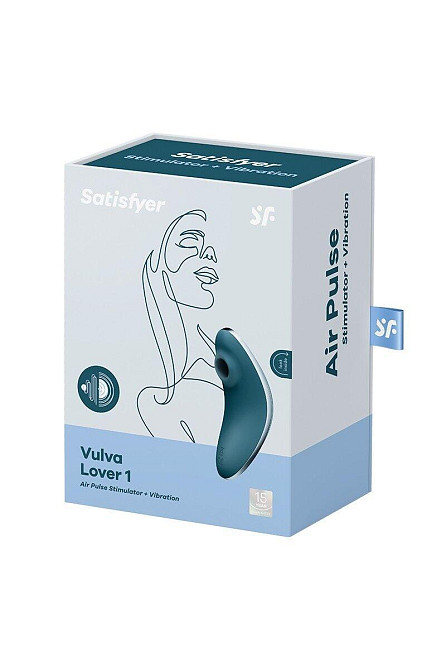 Вакуумный вибратор Satisfyer Vulva Lover 1 Blue Sex Aura Киев - изображение 5