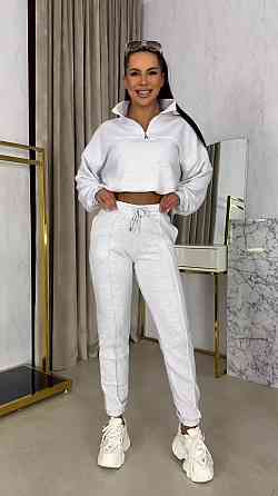 Женский плюшевый прогулочный костюм двойка из велюра Меланж, 50/52 Одесса