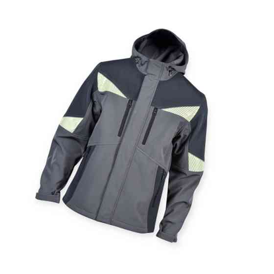 Куртка з капюшоном утеплена Kingston від вітру, дощу -10°С L поліестер, поляр. фліс, 4 карм Мукачево