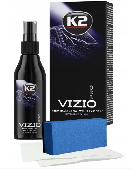 Засіб для скла антидощ K2 Vizio Pro з аплікатором та мікрофіброю Ковель - фото 2