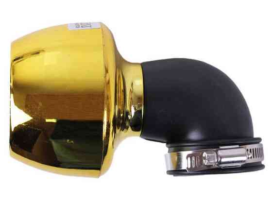 Фільтр нульовий "Турбіна" з крильчаткою золото Ø 48 мм 90° Мукачево