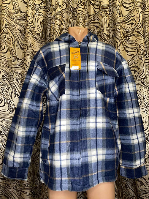 Рубашка с капюшоном лесоруб теплая мужская на меху батал 72 в розницу Одесса - изображение 6