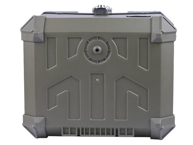 Кофр прямокутний для мотоцикла, пластиковий зелений, 45 л Мукачево - фото 4