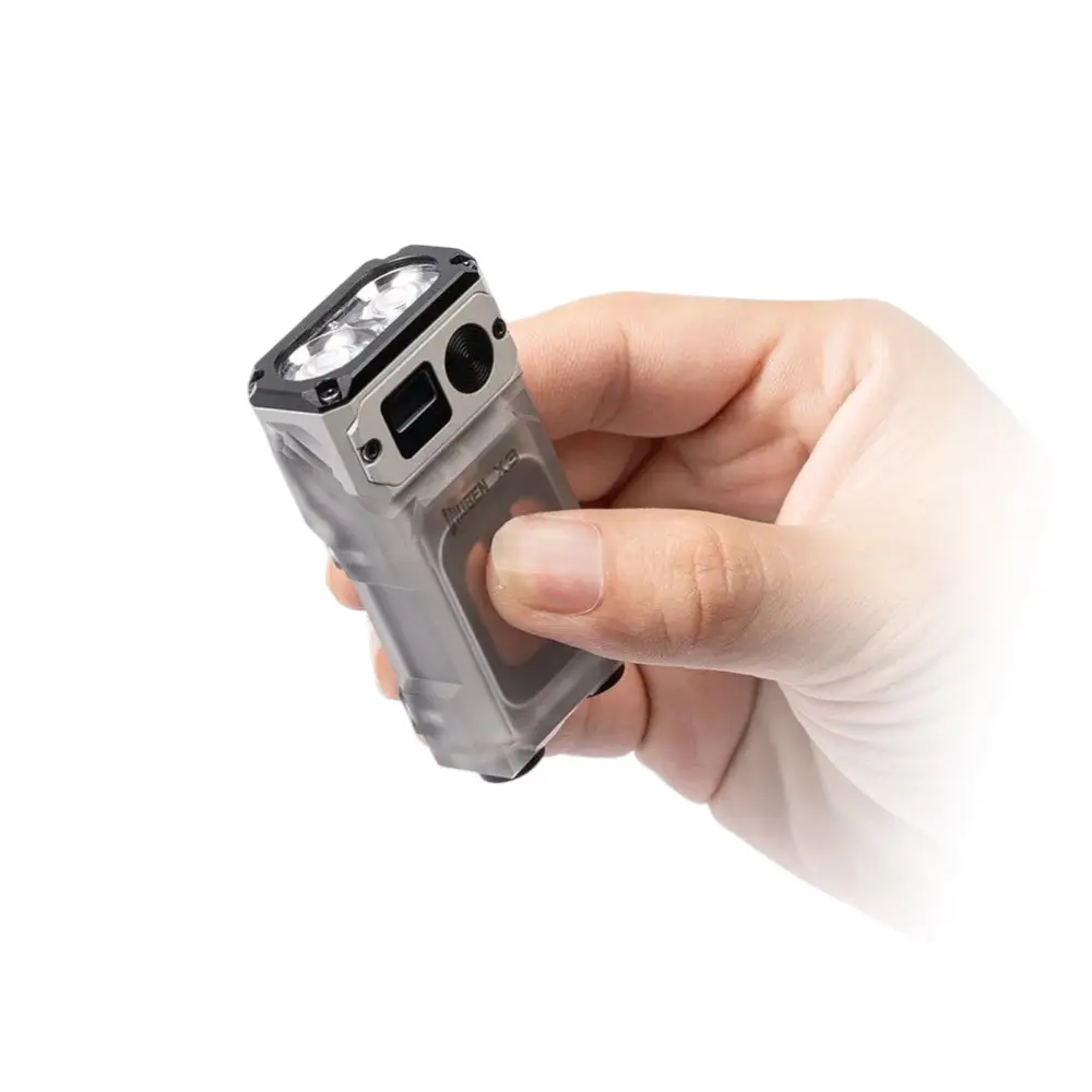 Ліхтар Wuben X3 EDC 700 лм з червоним світлом із бездротовою зарядкою Білий Київ - фото 3