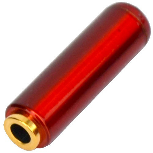 Гніздо 3,5 мм 4C під шнур метал. корпус, червоний, Полтава - фото 1